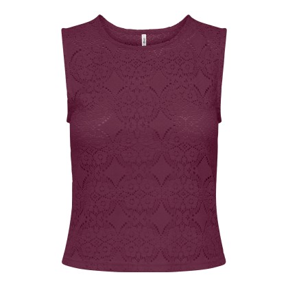 Only Top Destiny O-neck Grape Wine Only Top Destiny O-neck Grape Wine