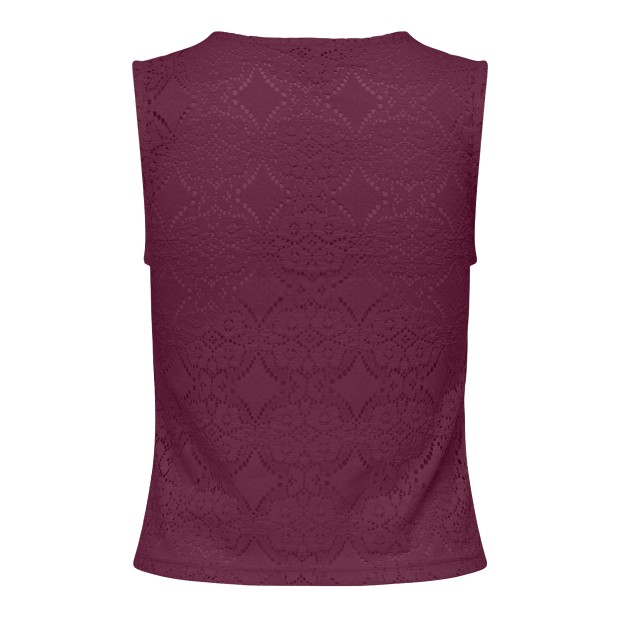 Only Top Destiny O-neck Grape Wine