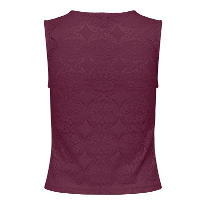Only Top Destiny O-neck Grape Wine Only Top Destiny O-neck Grape Wine