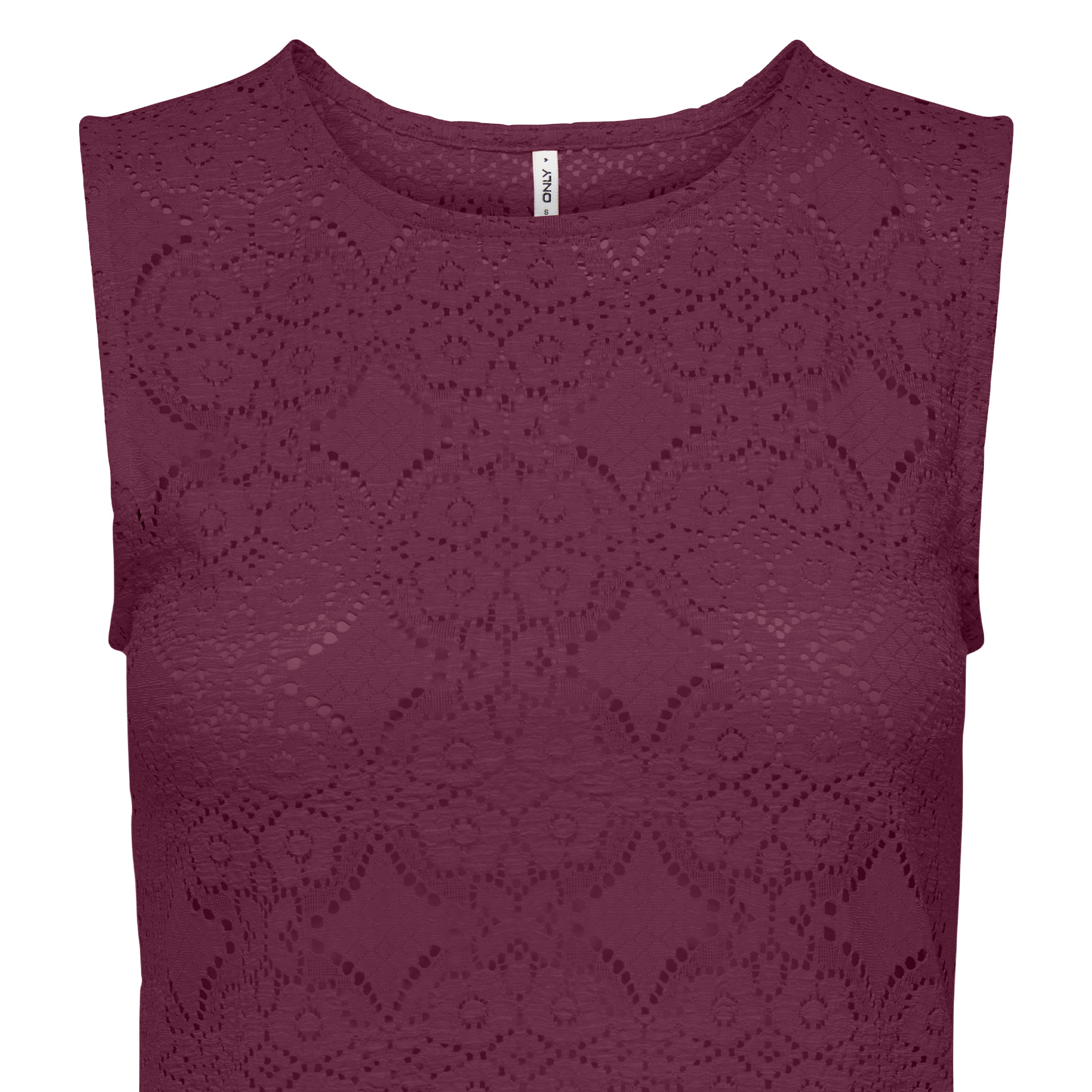 Only Top Destiny O-neck Grape Wine