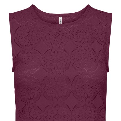 Only Top Destiny O-neck Grape Wine Only Top Destiny O-neck Grape Wine