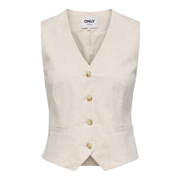 Only Colete Siesta Linen Bl Moonbeam