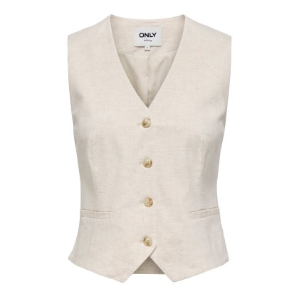 Only Colete Siesta Linen Bl Moonbeam