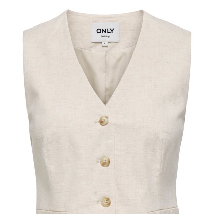 Only Colete Siesta Linen Bl Moonbeam