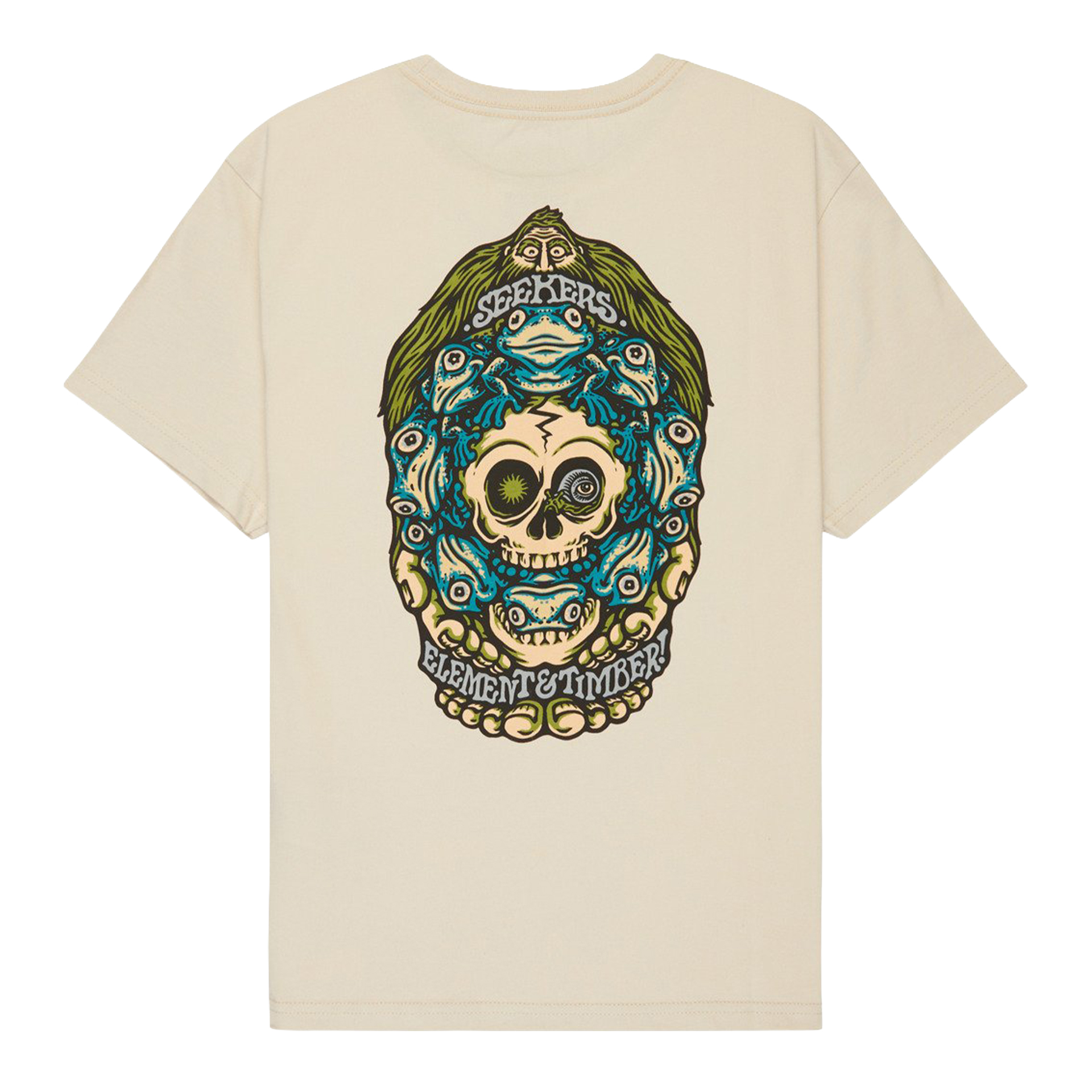 Element T-shirt Timber Orbit Oat Milk