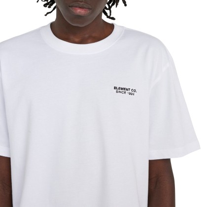 Element T-shirt Co Emb Optic White Element T-shirt Co Emb Optic White