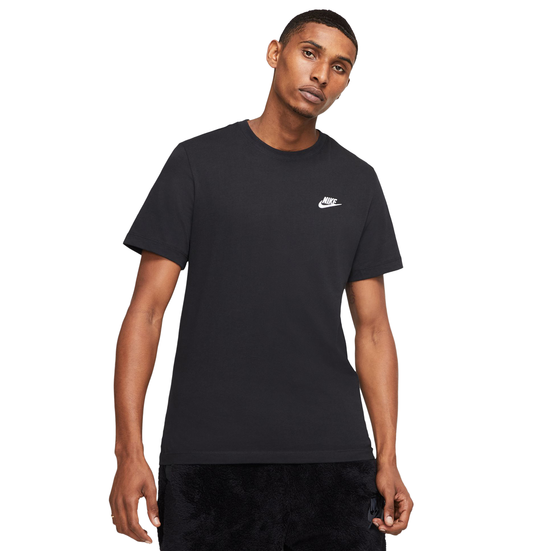 Nike T-shirt Sportswear Club Black/white