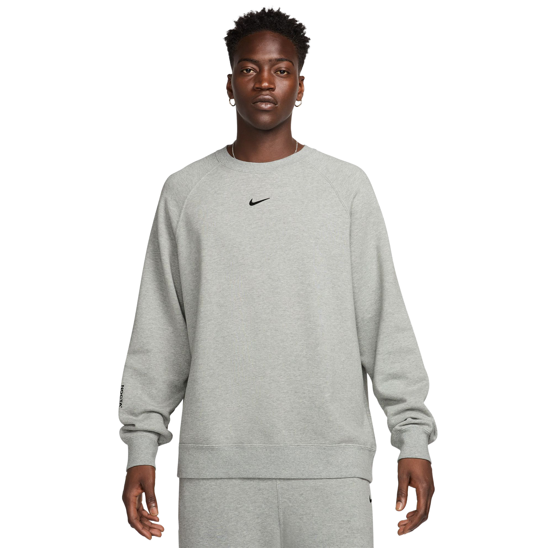Nike Sweat Nrg Nocta Crew Dk Grey Heather/black