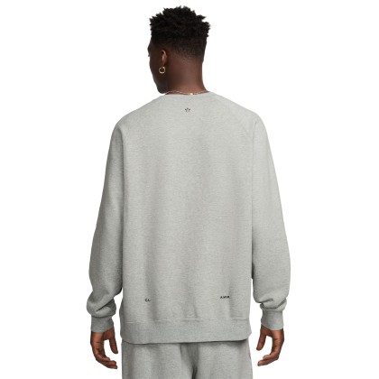 Nike Sweat Nrg Nocta Crew Dk Grey Heather/black Nike Sweat Nrg Nocta Crew Dk Grey Heather/black
