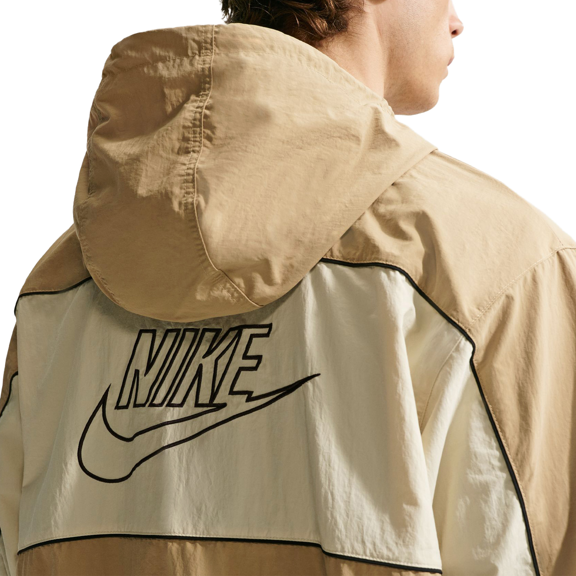 Nike Casaco Nike Club Parachute Beige/lt Khaki