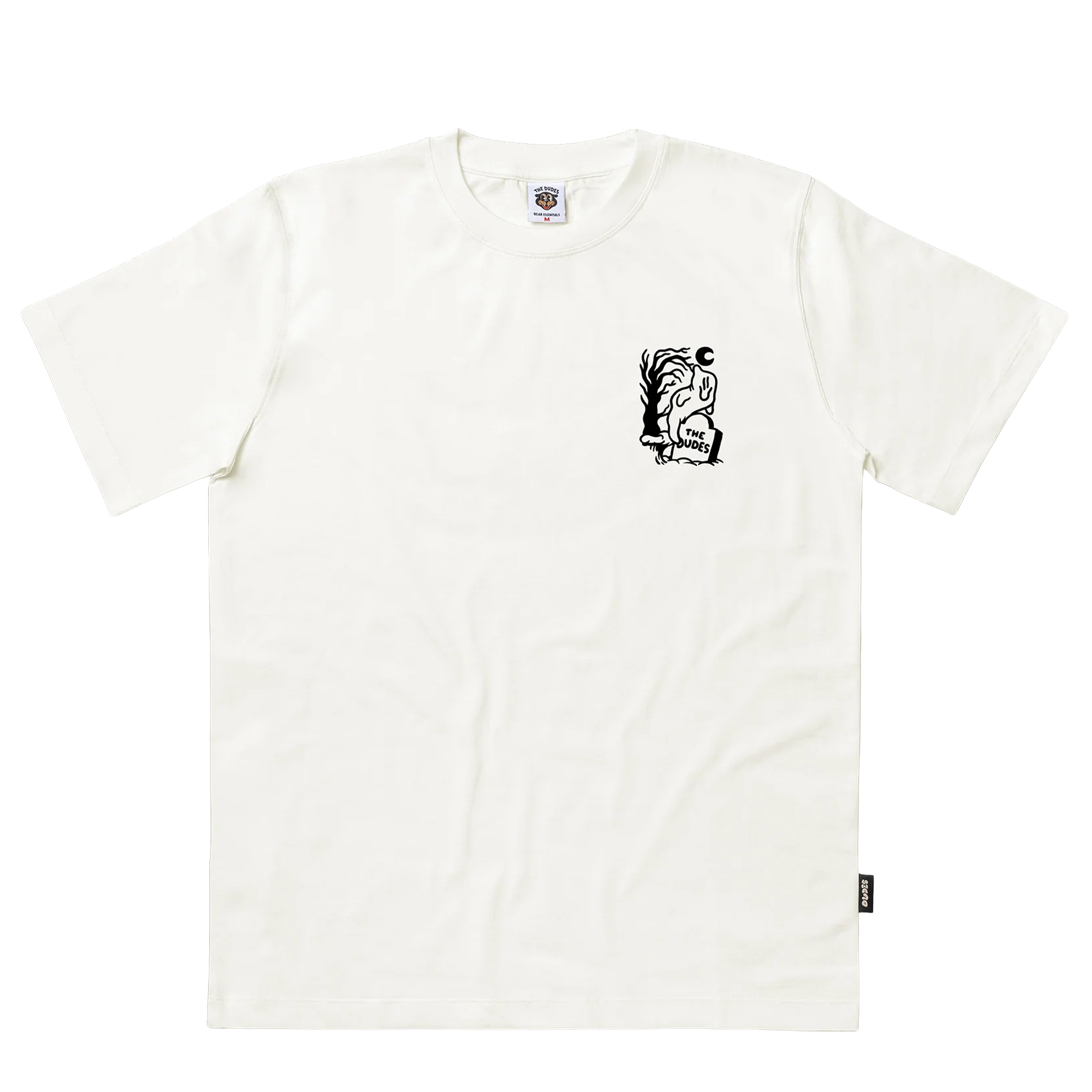 The Dudes T-shirt Ghost Cliff Classic Off White