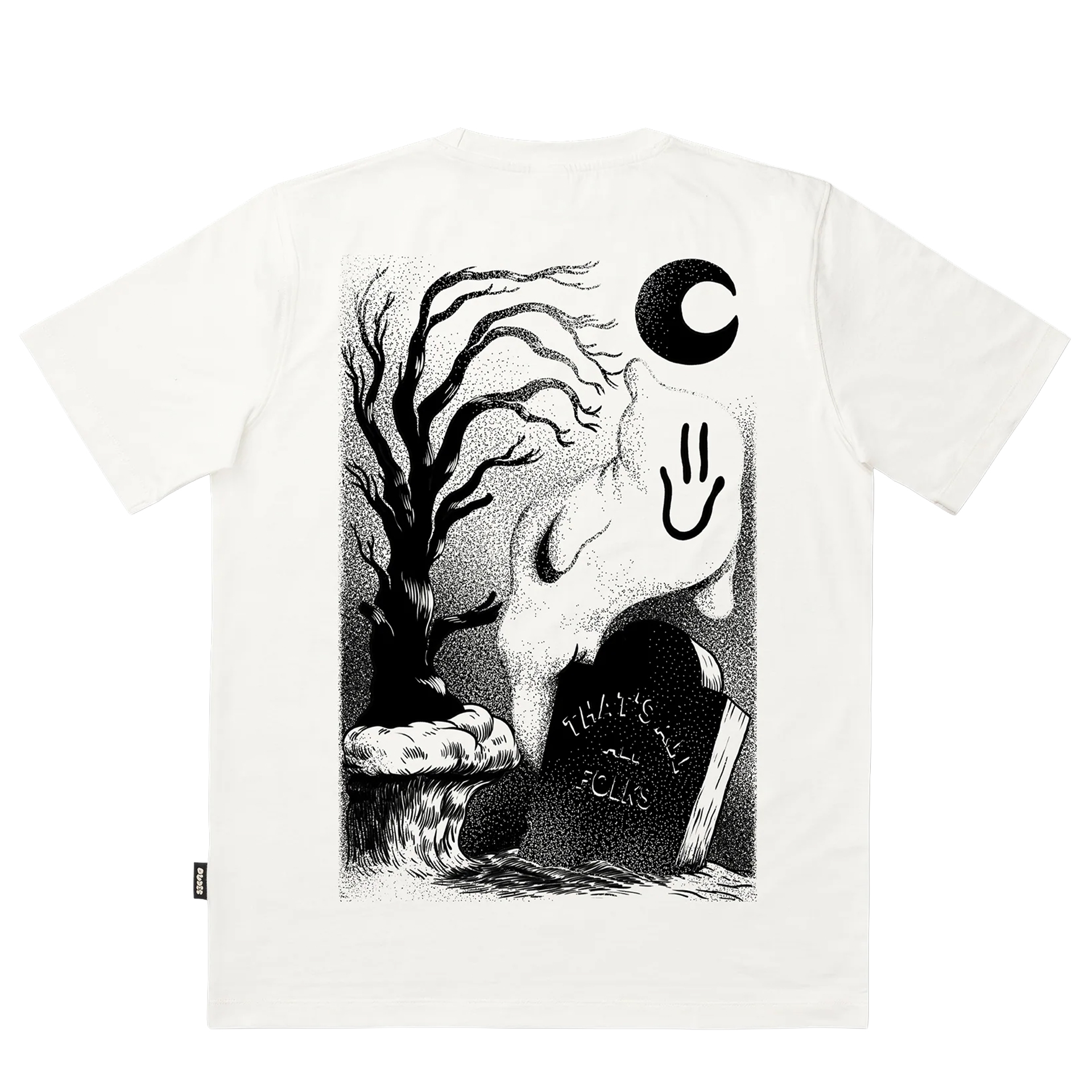 The Dudes T-shirt Ghost Cliff Classic Off White