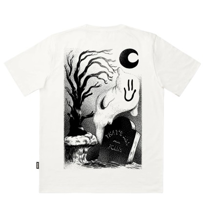 The Dudes T-shirt Ghost Cliff Classic Off White