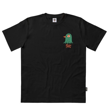 The Dudes T-shirt Bird Head Classic Black