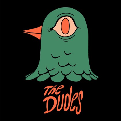 The Dudes T-shirt Bird Head Classic Black