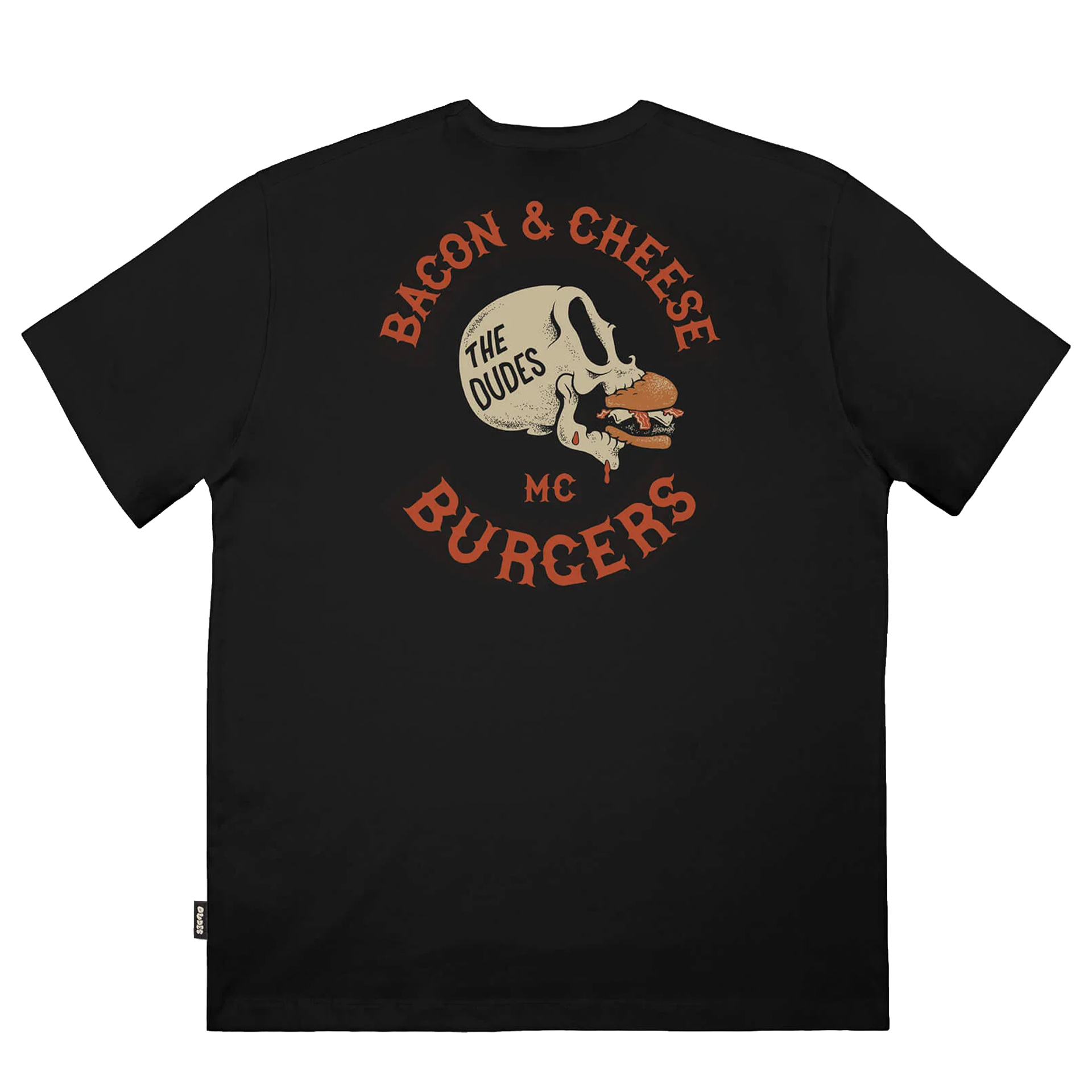 The Dudes T-shirt Bacon & Cheese Classic Black