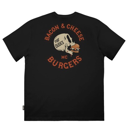 The Dudes T-shirt Bacon & Cheese Classic Black