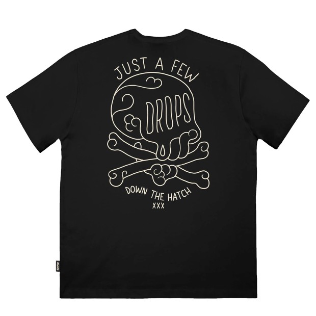 The Dudes T-shirt Drops Classic Prm Black