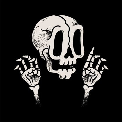The Dudes T-shirt Deadbeat Classic Black
