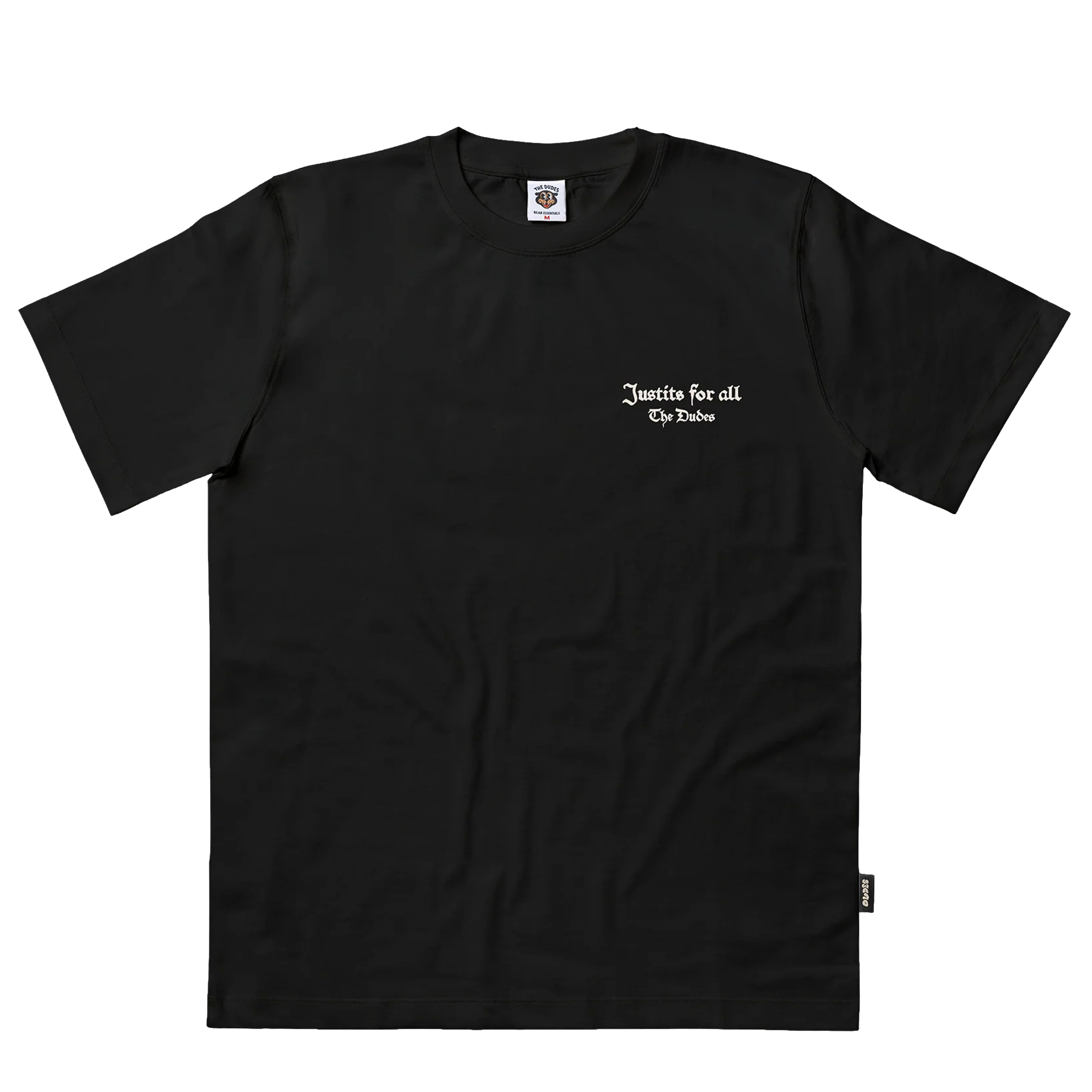 The Dudes T-shirt Justits Classic Black