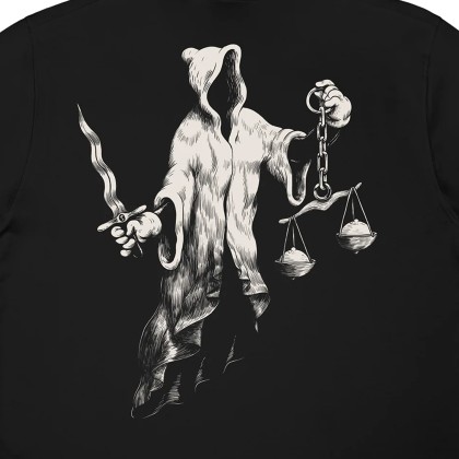The Dudes T-shirt Justits Classic Black