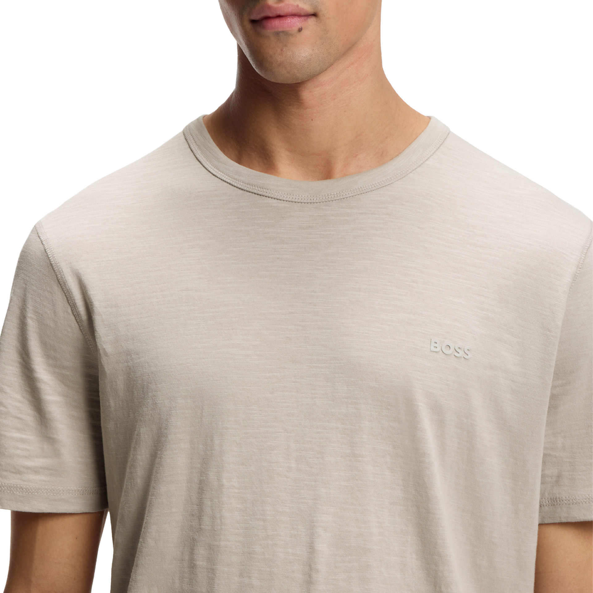 BOSS T-shirt Tegood Open Grey