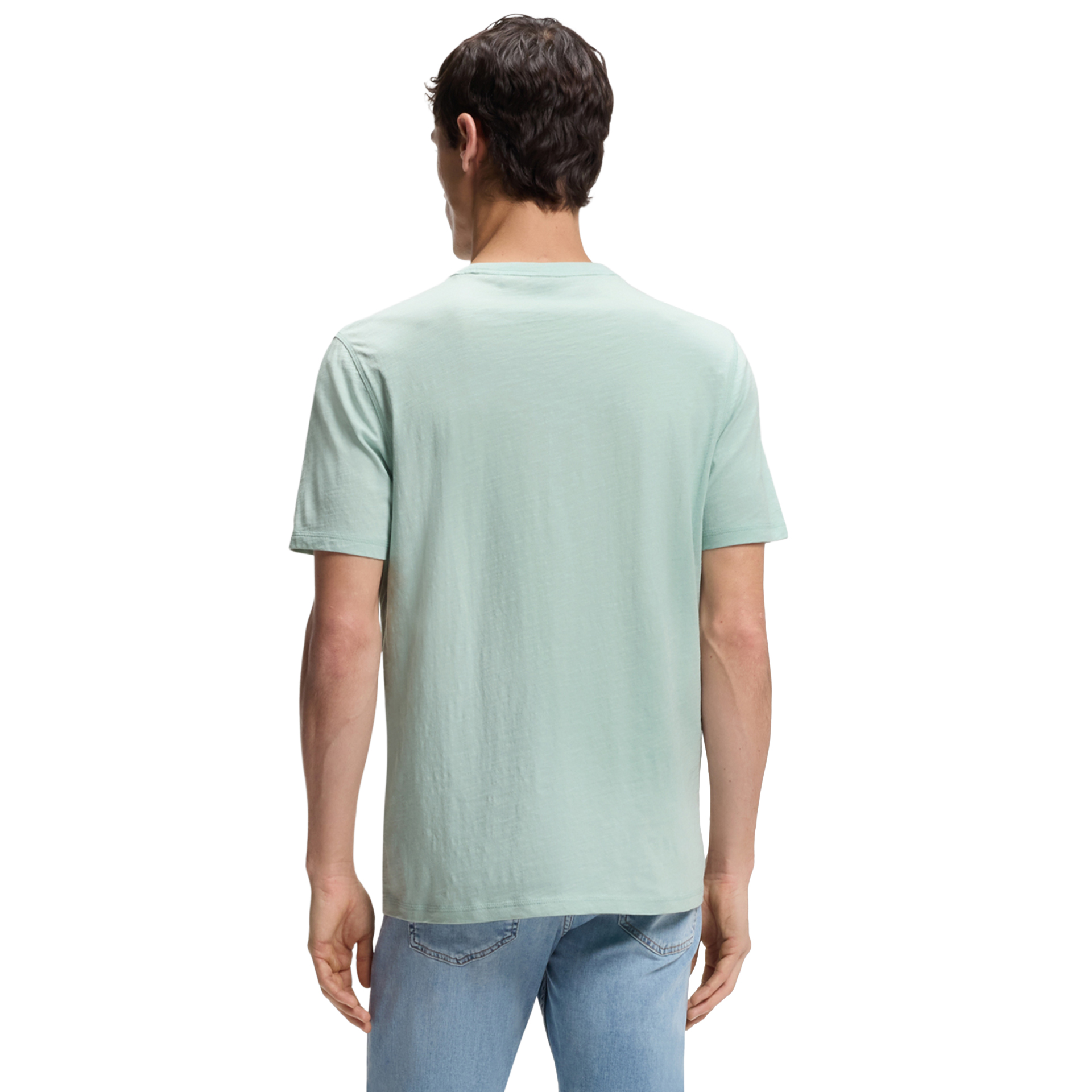 BOSS T-shirt Tegood Turquoise/aqua