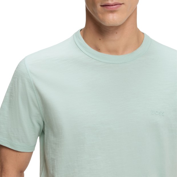 BOSS T-shirt Tegood Turquoise/aqua