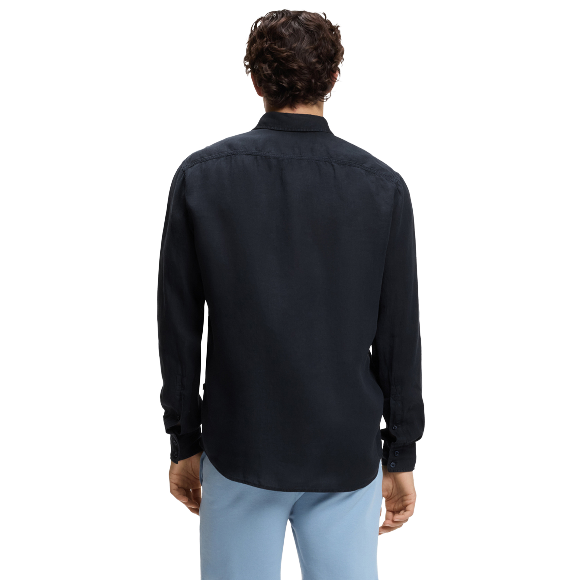 BOSS Camisa Relegant Dark Blue