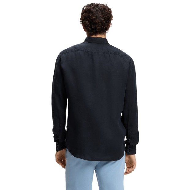 BOSS Camisa Relegant Dark Blue