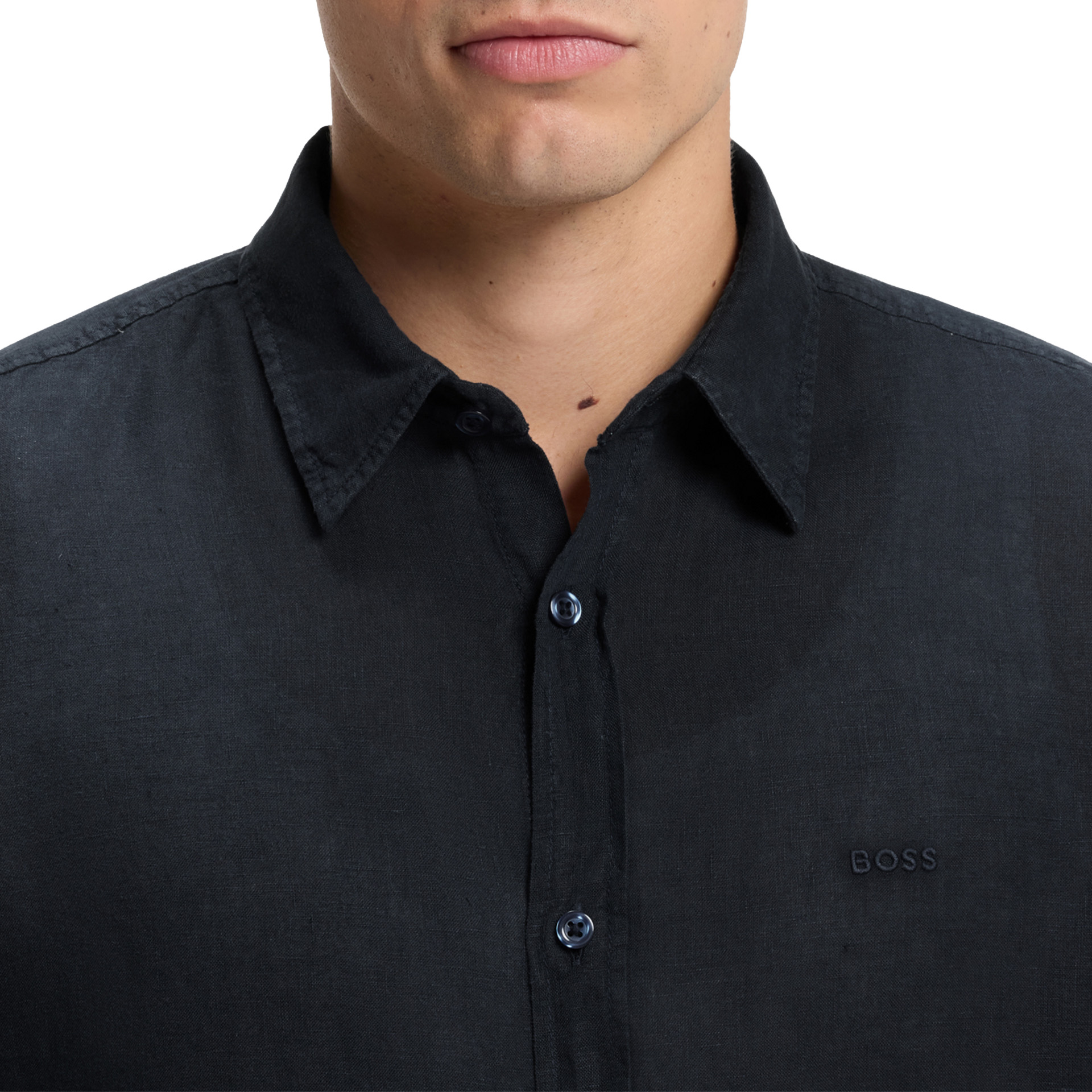 BOSS Camisa Relegant Dark Blue