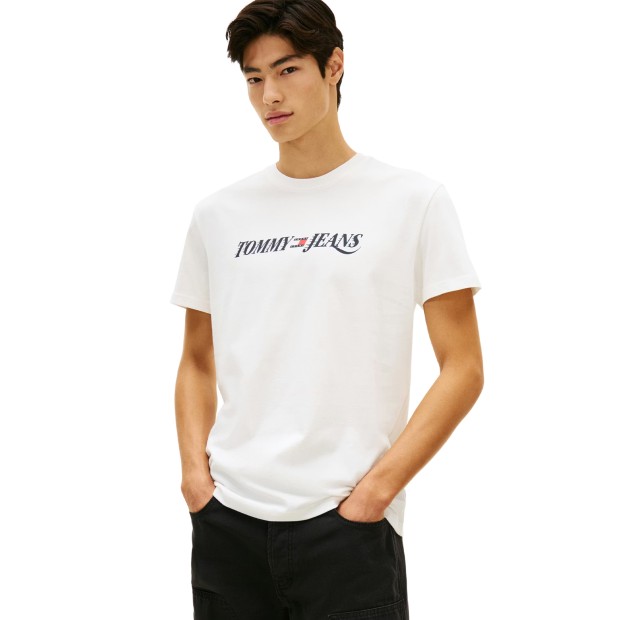 Tommy Hilfiger T-shirt Tjm Reg Vintage Latee White