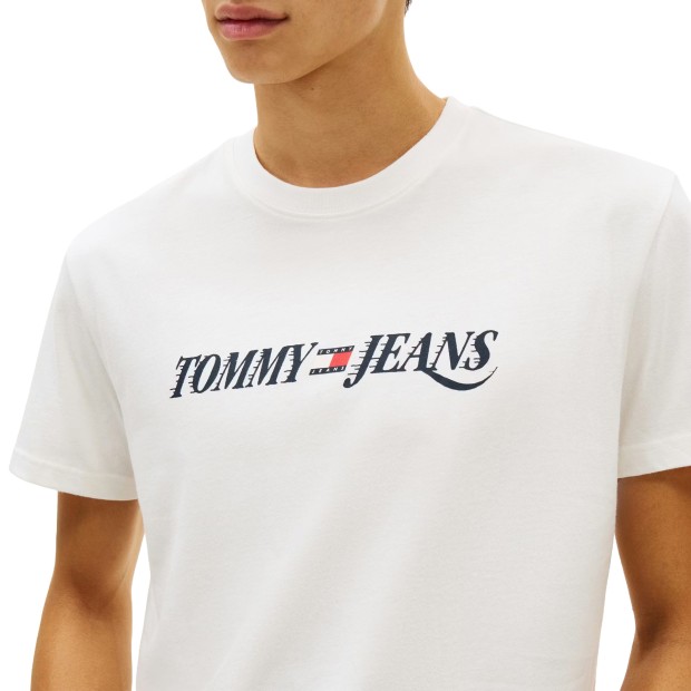 Tommy Hilfiger T-shirt Tjm Reg Vintage Latee White