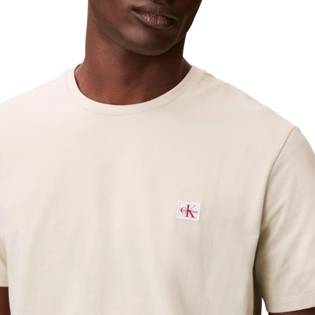 Calvin Klein T-shirt Badge 30s Jersey Classic White