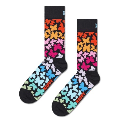 Happy Socks Butterfly Preto