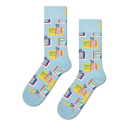 Happy Socks Sardine Tin Azul Claro
