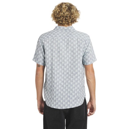 Rvca Camisa Va Monogram Vintage Navy