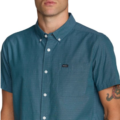 Rvca Camisa Thatll Do Dobby Atlantic Rvca Camisa Thatll Do Dobby Atlantic