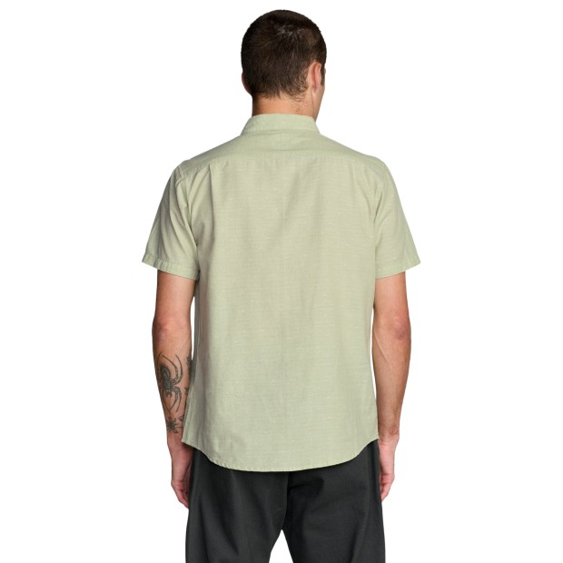 Rvca Camisa Thatll Do Dobby Laurel Green