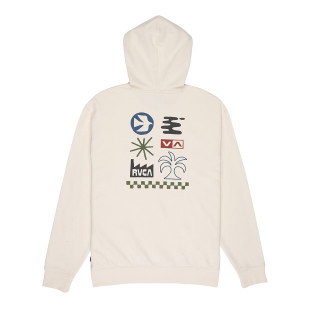 Rvca Sweat Capuz Mirage Salt