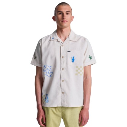 Rvca Camisa Antonia Figueiredo Elements Moonbeam