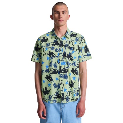 Rvca Camisa Antonia Figueiredo Dive In Beechnut