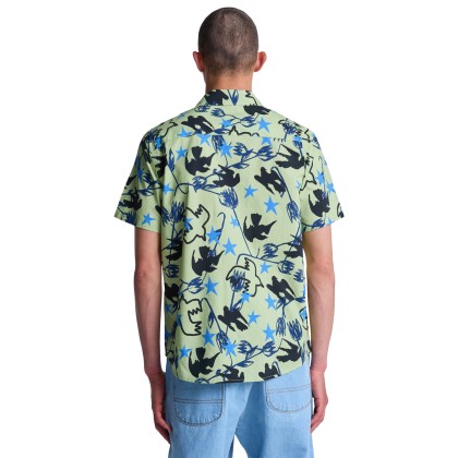 Rvca Camisa Antonia Figueiredo Dive In Beechnut