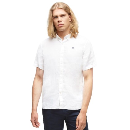 Timberland Camisa Mill Brook Linen White Timberland Camisa Mill Brook Linen White