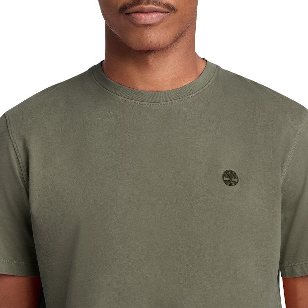 Timberland T-shirt Dunstan River Garment Dye Leaf Green