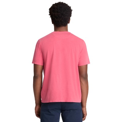 Timberland T-shirt Dunstan River Garment Dye American Beauty Timberland T-shirt Dunstan River Garment Dye American Beauty