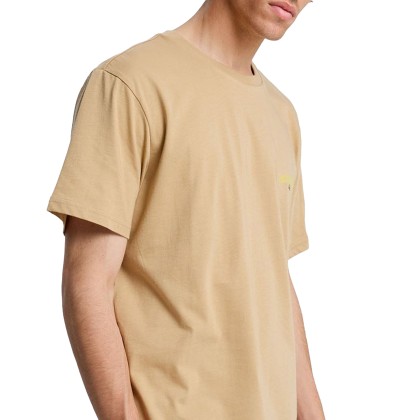 Quiksilver T-shirt Tap In Khaki