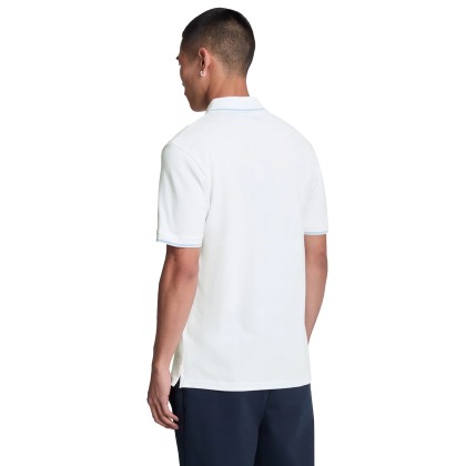Lyle&Scott Polo Tipped White/light Blue