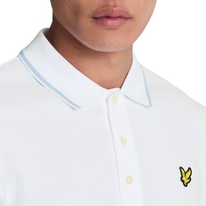 Lyle&Scott Polo Tipped White/light Blue