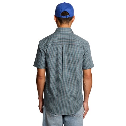 Lyle&Scott Camisa Fine Check Short Sleeve Denim Jeans Lyle&Scott Camisa Fine Check Short Sleeve Denim Jeans